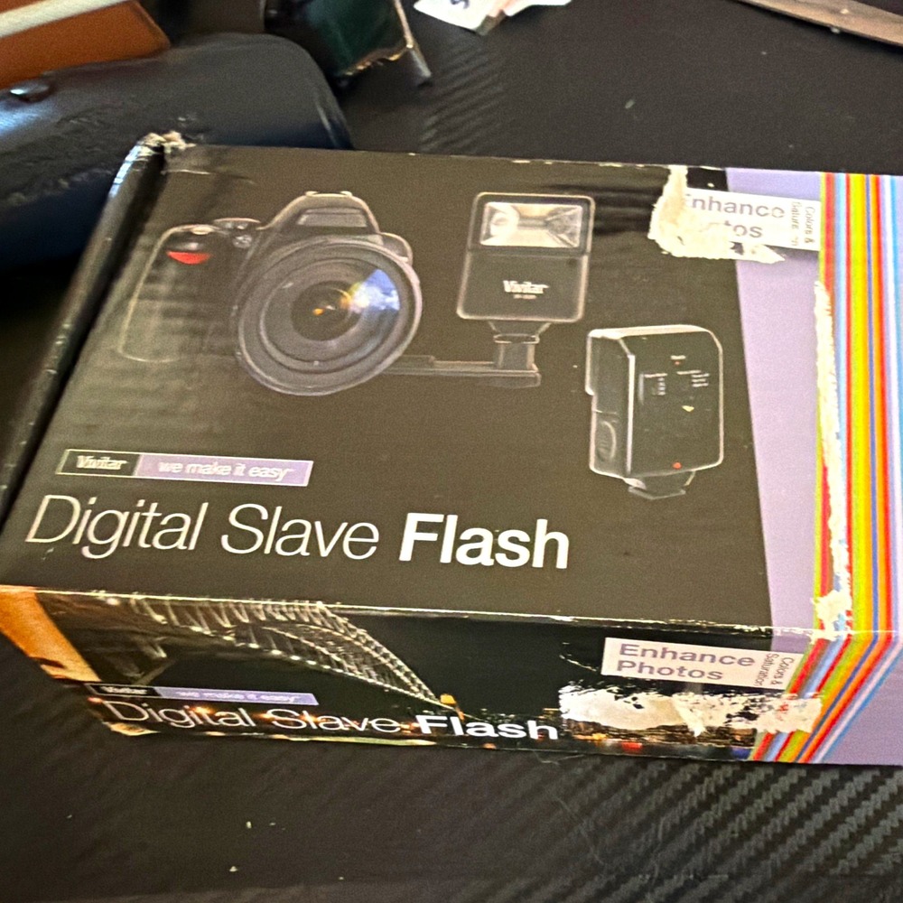 Vivitar VIV-SF-3000 Digital Slave Flash Hot Shoe Strobe GN 10m